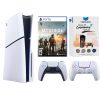 PlayStation 5 Slim Disc Bundle with Battlefield 6, MightySkins Code and Extra Controller – PlayStation 5