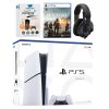 PlayStation 5 Slim Disc Bundle with Battlefield 6, EPOS Headset and MightySkins Code – PlayStation 5