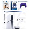 PlayStation 5 Slim Disc Bundle with Extra Controller, Accessory Kit and MightySkins Code – PlayStation 5