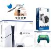 PlayStation 5 Slim Disc with Extra Controller, Dual Charging Dock and MightySkins Decal Voucher – PlayStation 5