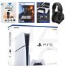 PlayStation 5 Slim Disc Bundle with Call of Duty Black Ops 7, EPOS Headset, Charging Dock and MightySkins Code – PlayStation 5