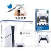 PlayStation 5 Slim Disc with Extra Glacier Controller, FPS Grip Kit and MightySkins Decal Voucher – PlayStation 5